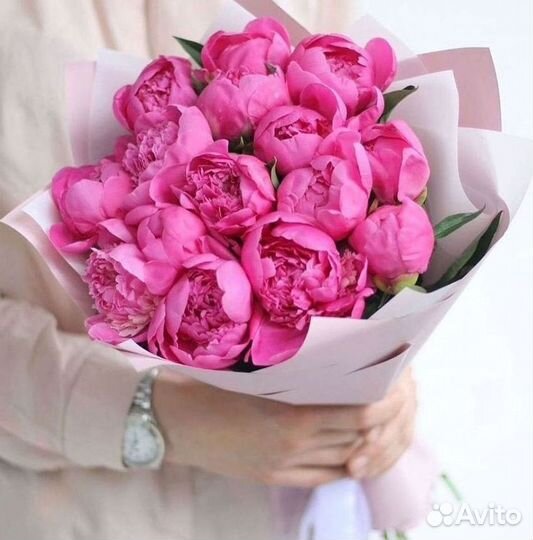 Пионы Букет пионов Доставка цветов