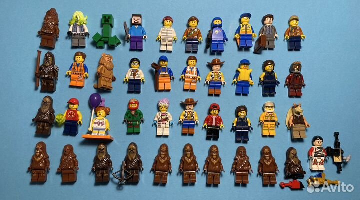 Lego минифигурки 40 штук
