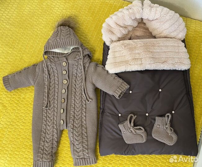 Конверт в коляску зимний
