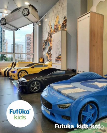 Кровать машина