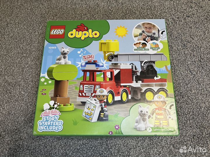 Lego Duplo 10969 Пожарная машина, новый