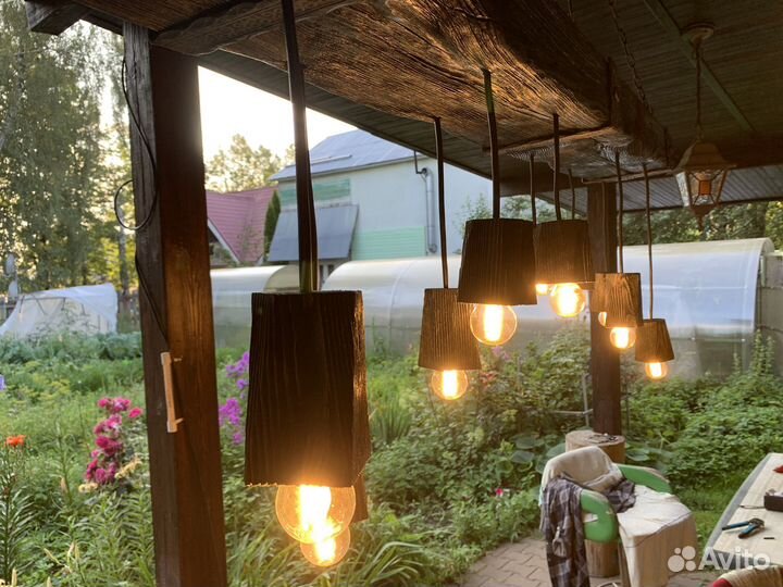 Люстра в стиле лофт