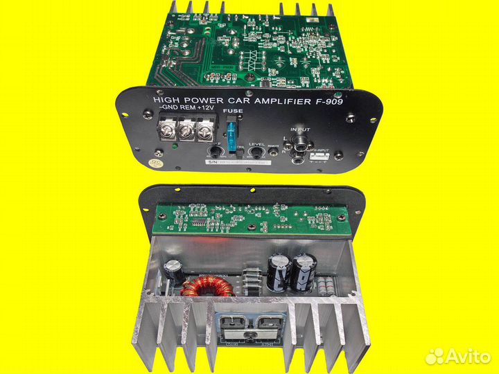 Усилитель встраиваемый 76 / 150 Ватт F-909 демонта
