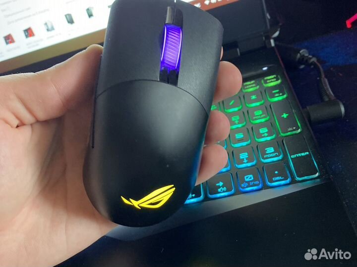 Игровая мышь asus rog keris wireless беспроводная