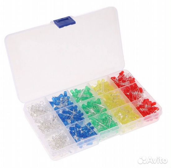 Набор LED светодиодов 5 мм, 500шт