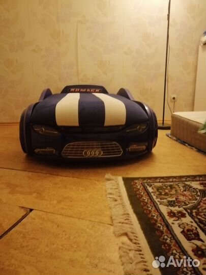 Детская кровать машина с подсветкой