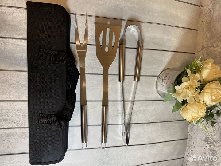 Набор для мангала в кейсе новый