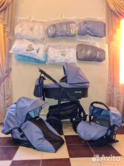 Коляска 3 в 1 Verdi новая
