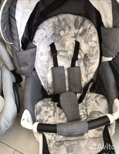 Коляска 2 в 1 Adamex Monte carbon