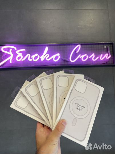 Apple прозрачный чехол MagSafe 12 Pro Max