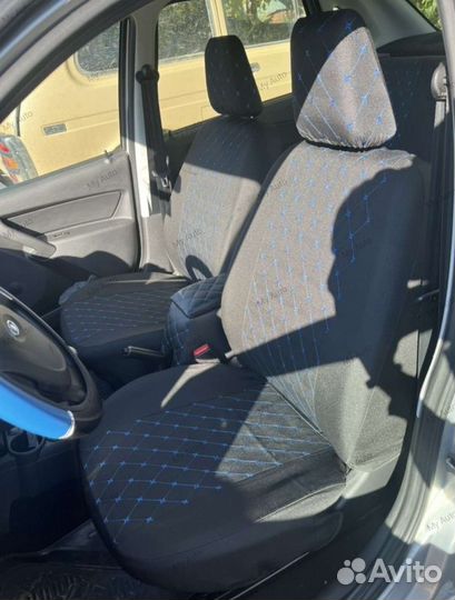 Чехлы на сидения ваз, LADA с вышивкой ромбом