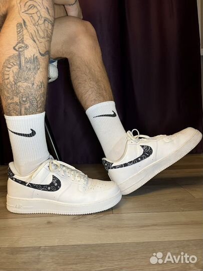 Носки nike высокие белые