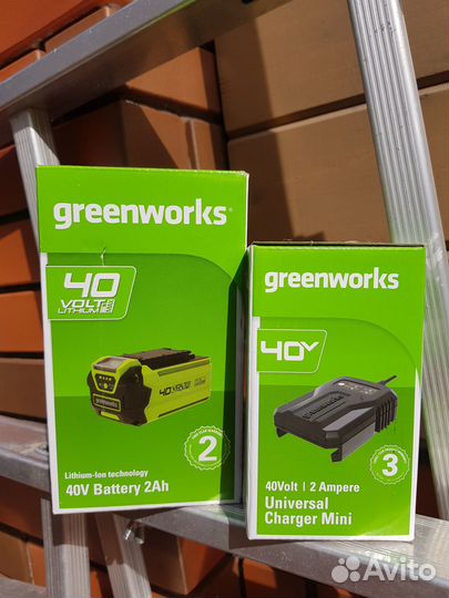 Снегоуборочная лопата Greenworks G40SS30K2 40V 260