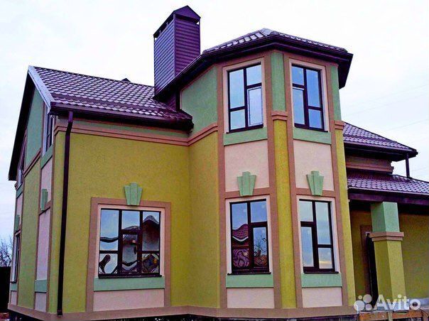 Фасадные работы утепление короед штукатурка