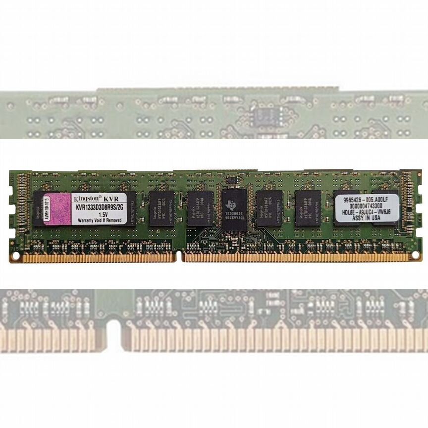 [KVR1333D3D8R9S/2G] Оперативная Память Kingston Ddr1 Kvr1333d3d8r9s/2g