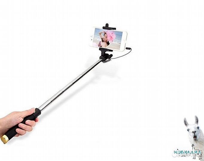 Селфи палка AUX - стильная и прочная