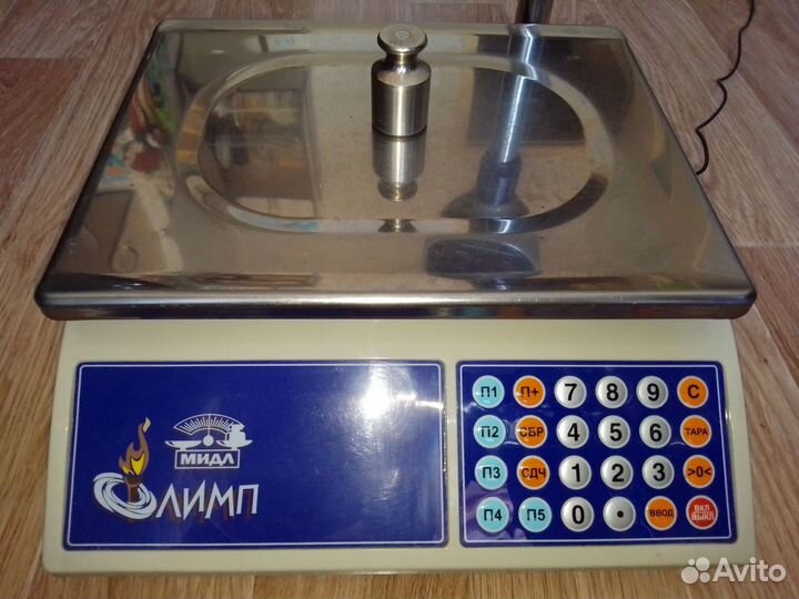 Весы олимп со стойкой 15 кг с блоком питания