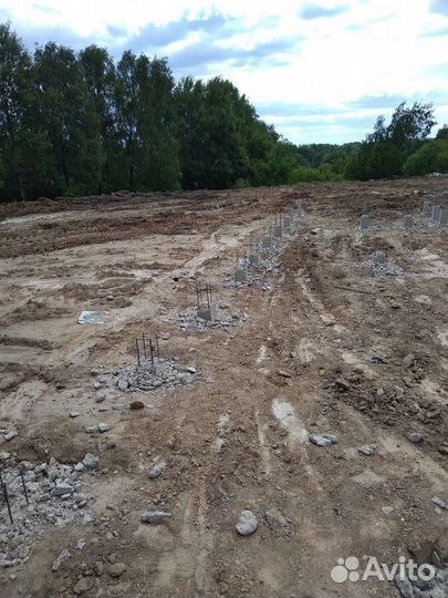 Железобетонные жб сваи / Фундамент за 1 день