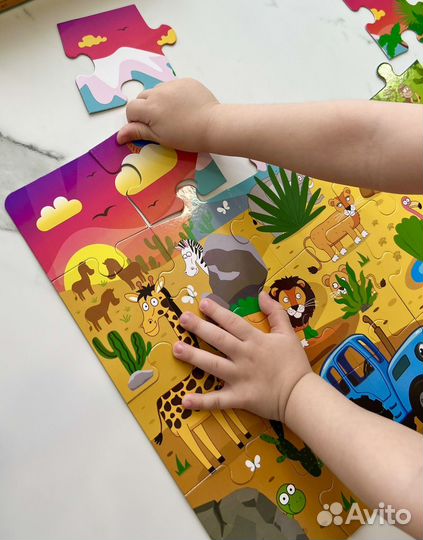 Новые пазлы детские от 15 до 60 деталей