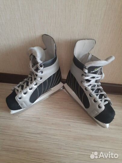 Коньки хоккейные, детские р.37