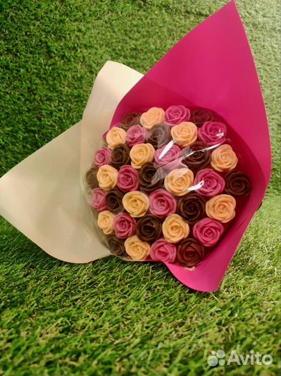 Шоколадный Букет - 37 Роз