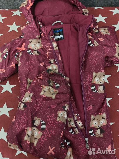 Зимний комбинезон для девочки lassie 98