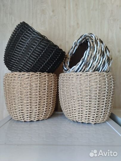 Кашпо из ротанга 3л 5л 12л