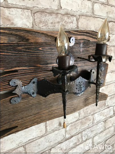 Бра ручной работы, ковка