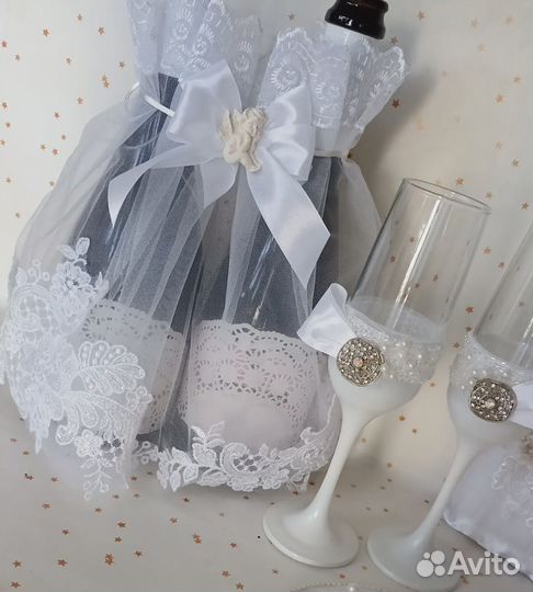 Свадебные бокалы,свечи и т.д