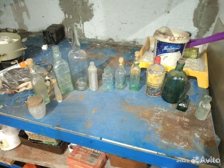 Старинные аптечные бутылки