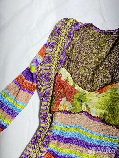 Винтажная блузка хиппи