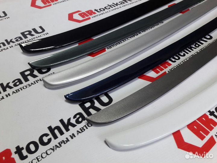 Лип спойлер в цвет Приора седан, хэтчбек, ваз 2110