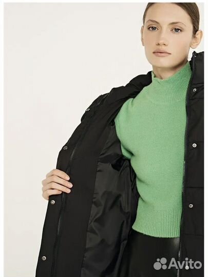 Пальте демисезонное удлиненное 42