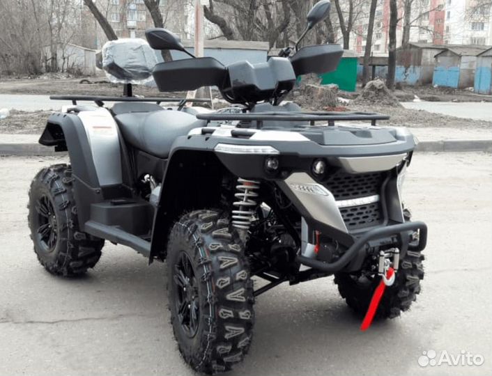 Квадроцикл Linhai-Yamaha M550L серый