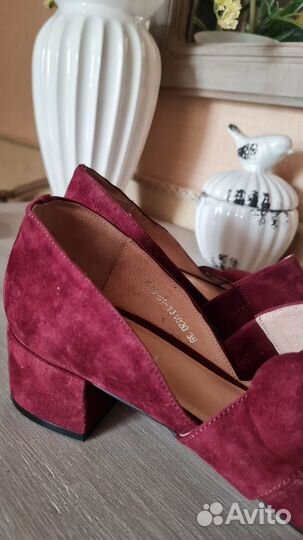 Туфли женские 38 размер натуральная замша