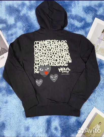 Зип Худи Comme des Garçons Holiday Emoji Play