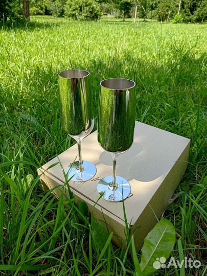 Серебрянные бокалы Mercedes Maybach Robbe&Berking