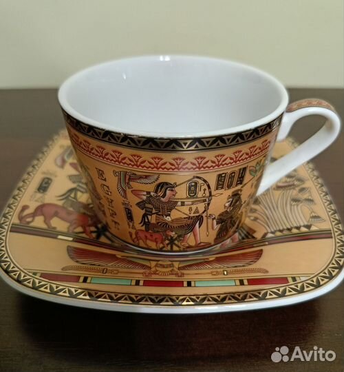 Чашки с блюдцами - 4 пары