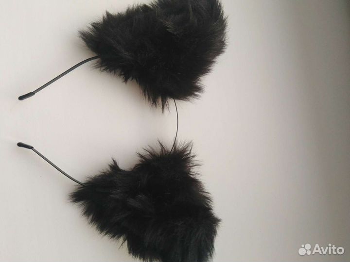 Кошачьи ушки, ободок, аниме, косплей, мяу, коты