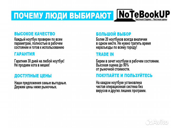 Ноутбуки для любых задач i3 i5 i7/Geforce/SSD Ноут