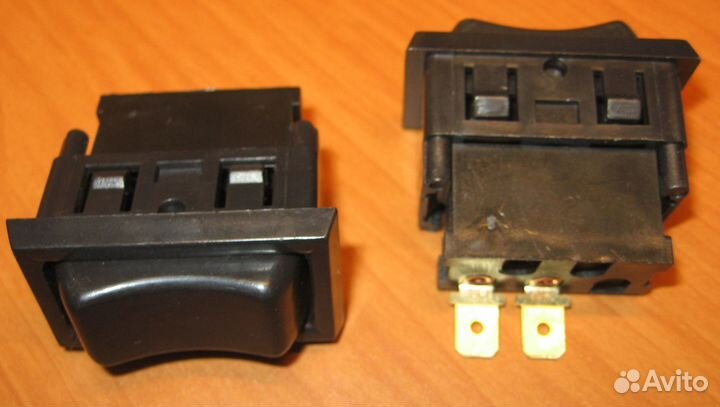 Рокерный переключатель ASW-06-101 (ON-OFF 2P) 2