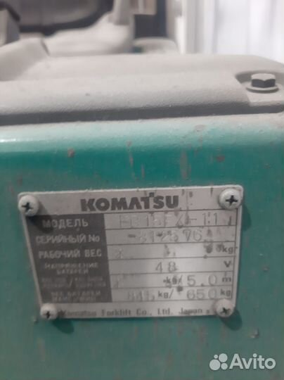 Вилочный погрузчик Komatsu FB15EX-11, 2006