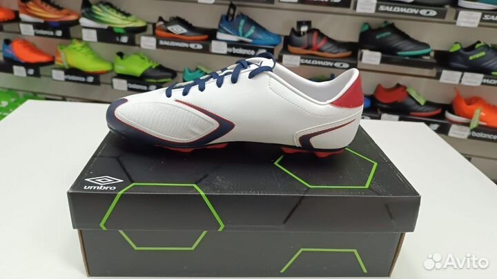 Бутсы Umbro Stadia Fg-A белые