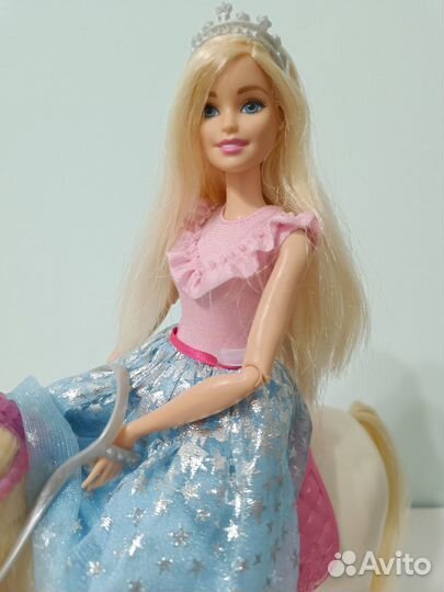 Кукла Барби с музыкальной лошадью