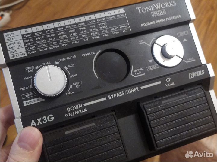 Гитарный процессор korg AX3G