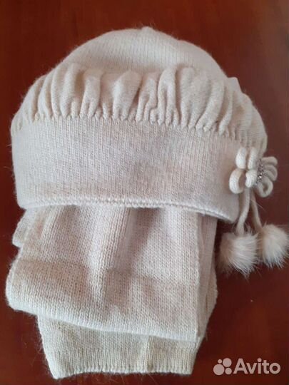 Комплект шапочка+шарф