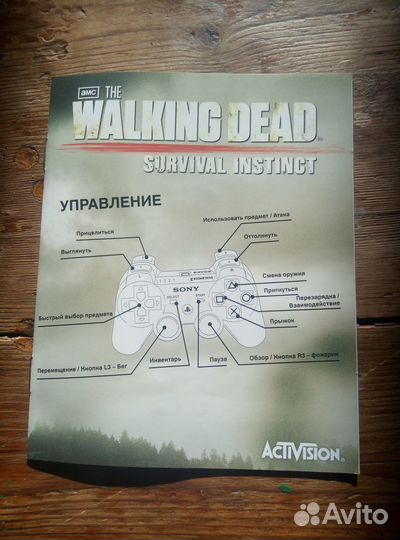 The Walking Dead лицензионный диск для PS3