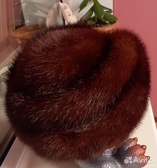 Шапка норковая женская