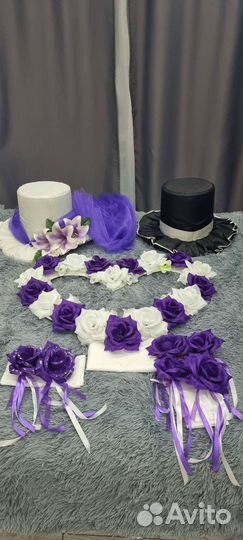 Свадебное украшение для авто