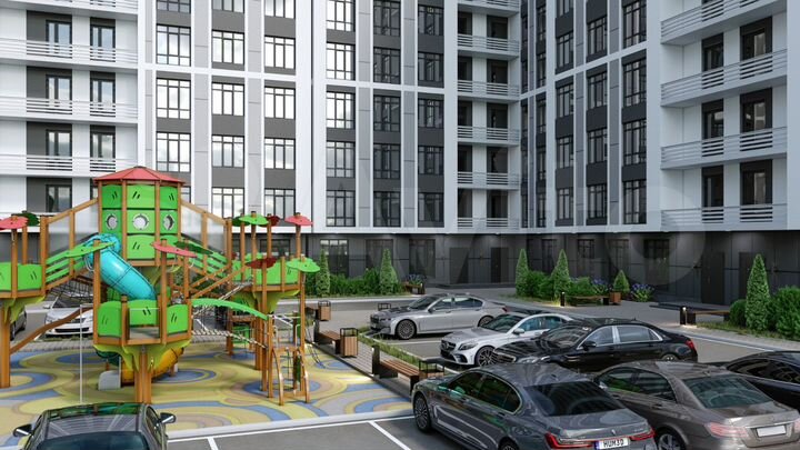 1-к. квартира, 107 м², 4/12 эт.